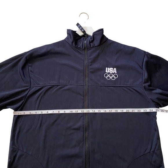 Vintage 90s United States Olympic Committee Black Jacket Made In USA Size XXL - Picture 8 of 11